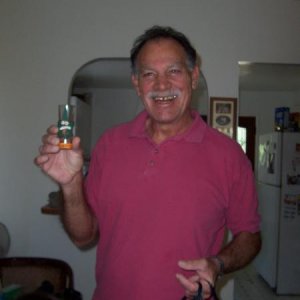 Dad loves his souvenier from Mexico!