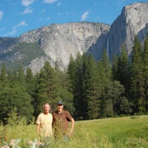 Nathan and I in Yosemite N.P.

Did they say there were snakes here???