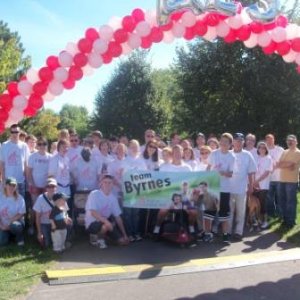 Team Byrnes at the ALS walk - raised over 12K!