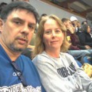 October 27, 2010 at Target Center in Minneapolis.  I was concentrating on holding my cell phone steady at arm's length, and forgot to smile.