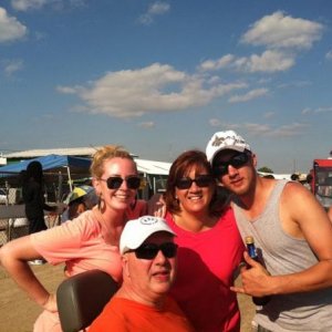 Sean and Michelle with Gina and I at Jazz Fest 2011