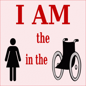 i am the woman in the wheelchair