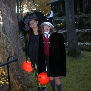 Linnea & Ali Halloween2003 Hermione from HP