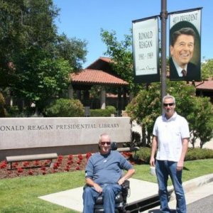 Ronald Reagan Library with brothers.  5/15/2011