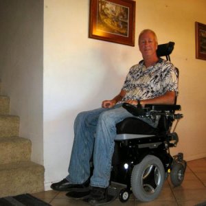 Power wheelchair arrives!  10/8/2010