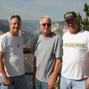 Yellowstone with brothers Brad & Dan  9/21/2010