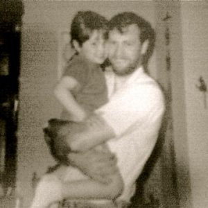 Dad & I at my grandparents' condo in Victoria BC around 1995?