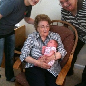 Four generations on Rog's side.