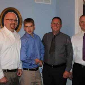 Oct 2011. Vince, Zach (his nephew), Aaron (brother in-law), and Gordon.