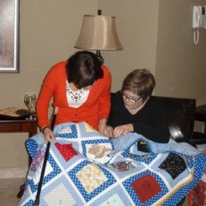 Judy the quilter extraordinaire