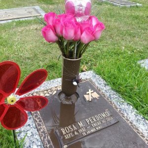 moms grave on mothers day 
I LOVE YOU MOM !!!