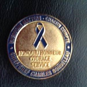 Back of medal  " everyone matters"